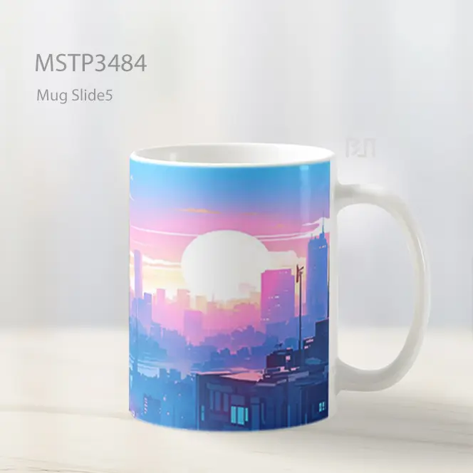 Senja Perkotaan Mug MSTP3484 - All-side / Desain