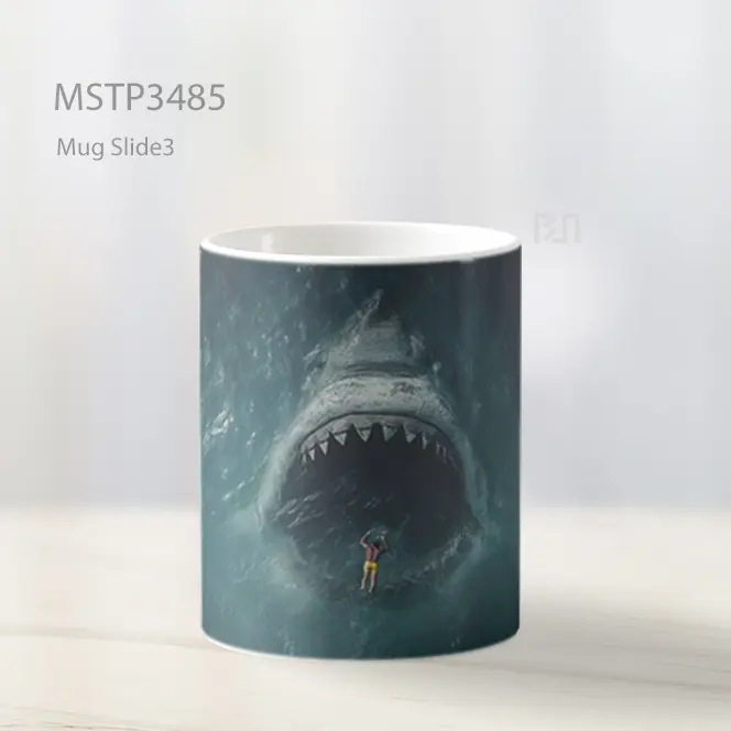 Serangan Hiu Mug MSTP3485 - All-side / Desain