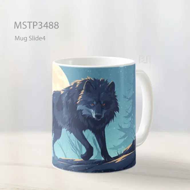 Serigala Biru Mug MSTP3488