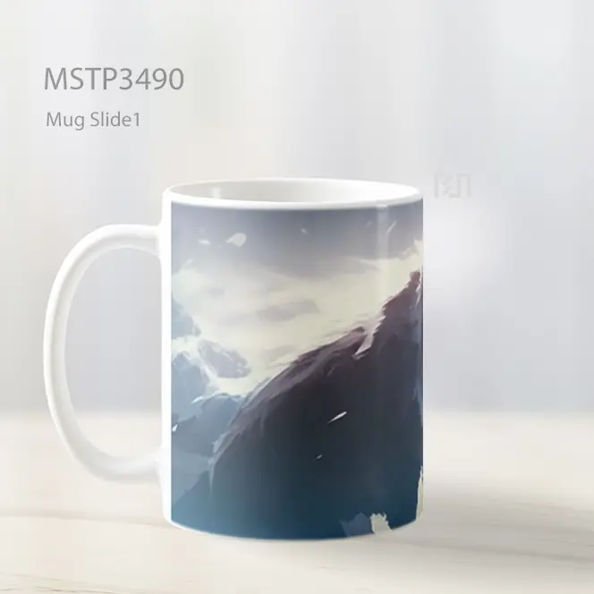 Serigala Cahaya Mug MSTP3490 - All-side / Desain