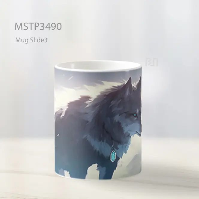 Serigala Cahaya Mug MSTP3490 - All-side / Desain