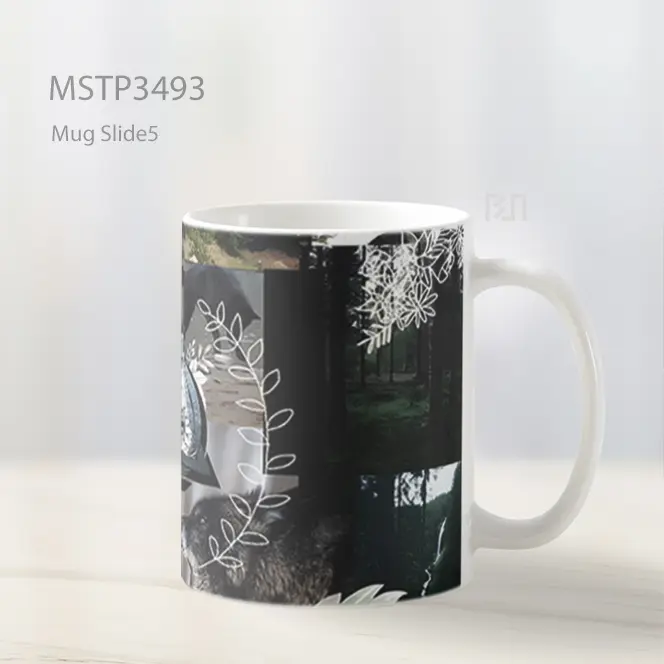 Serigala Hutan Mug MSTP3493 - All-side / Desain