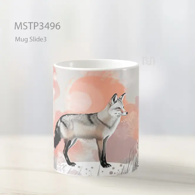 Serigala Sakura Mug MSTP3496 - All-side / Desain