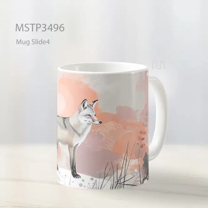 Serigala Sakura Mug MSTP3496