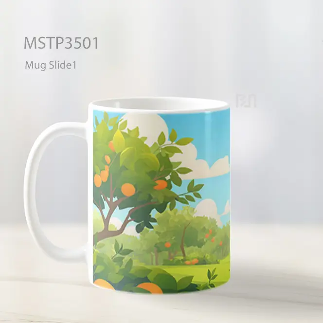 Taman Burung Saat Musim Semi Mug MSTP3501 - All-side / Desain