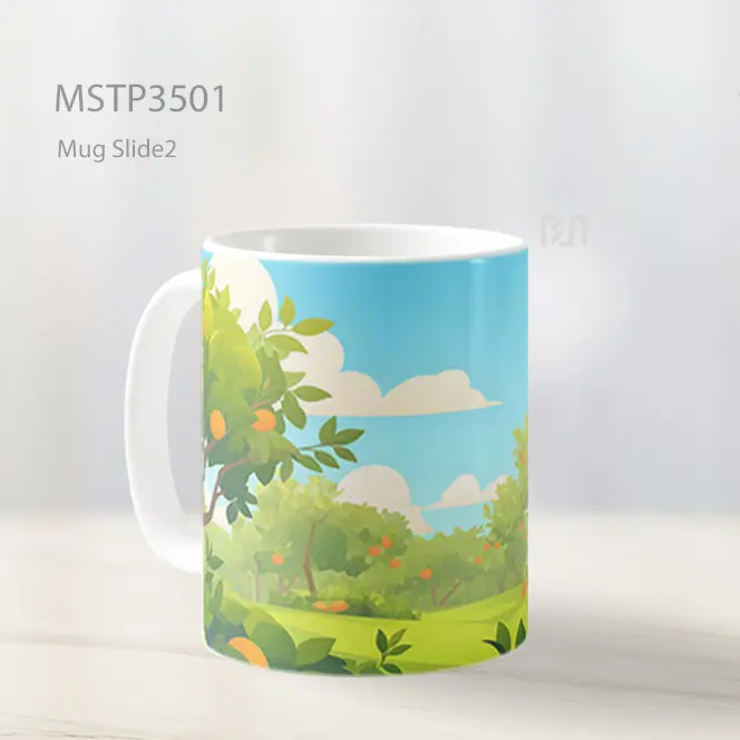Taman Burung Saat Musim Semi Mug MSTP3501 - All-side / Desain
