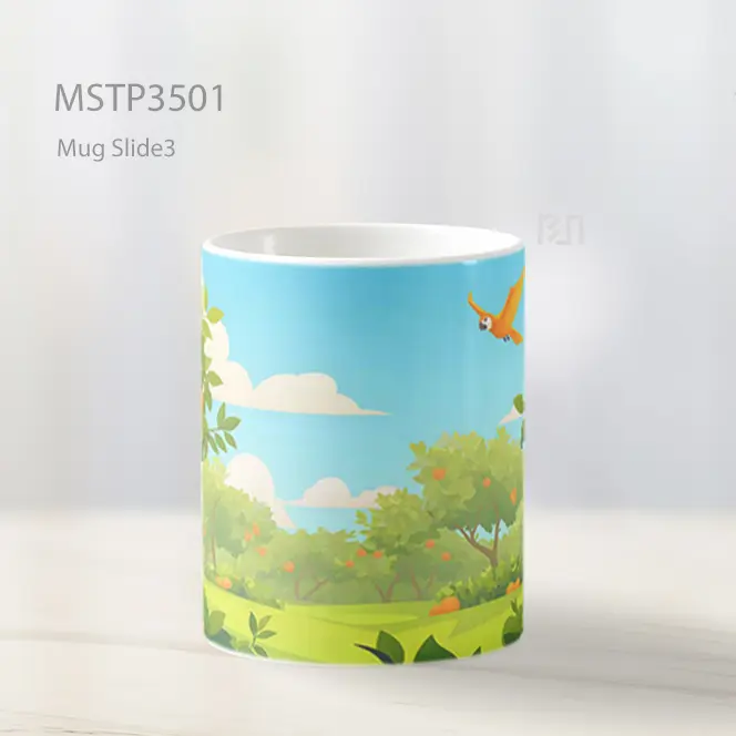 Taman Burung Saat Musim Semi Mug MSTP3501 - All-side / Desain