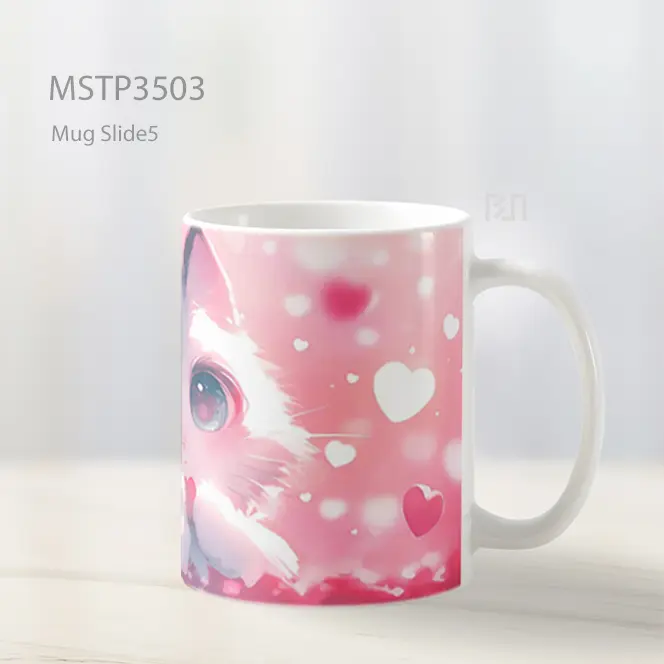 Tatapan Anak Kucing Mug MSTP3503 - All-side / Desain