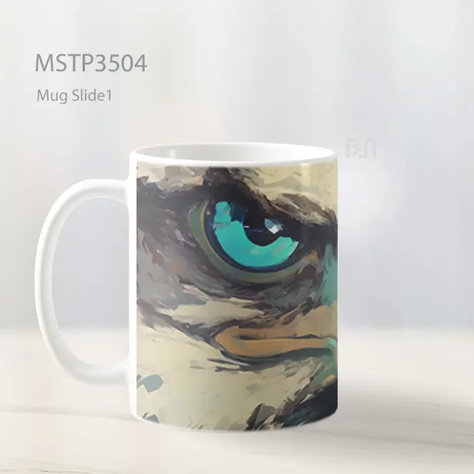 Tatapan Elang Perkasa Mug MSTP3504 - All-side / Desain