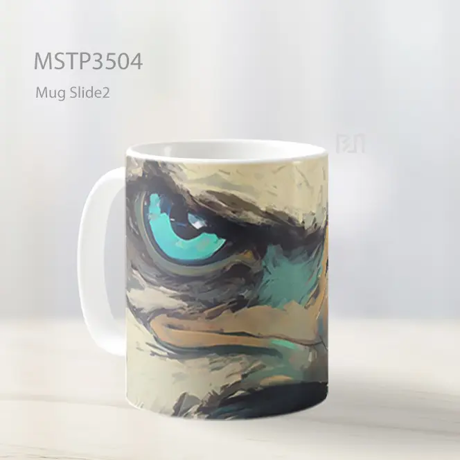 Tatapan Elang Perkasa Mug MSTP3504 - All-side / Desain