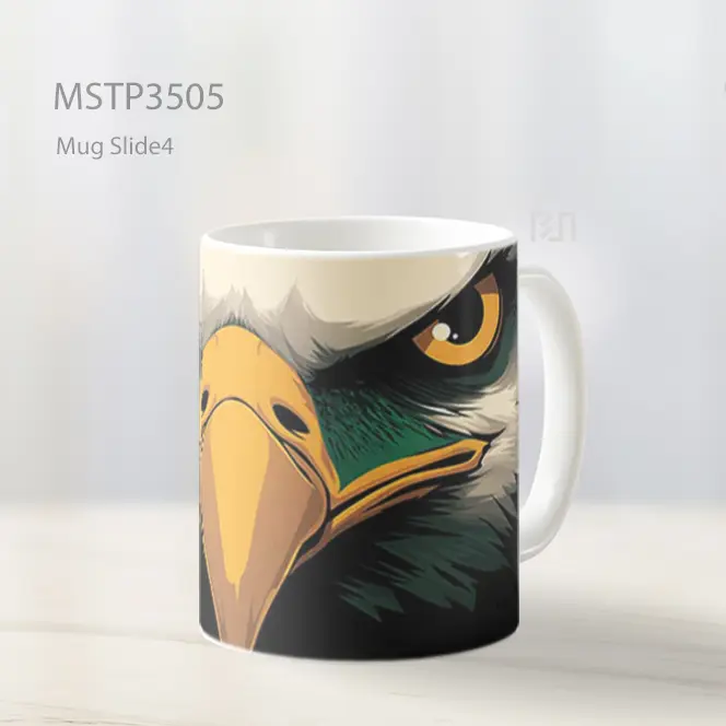 Tatapan Gagah Burung Elang Mug MSTP3505