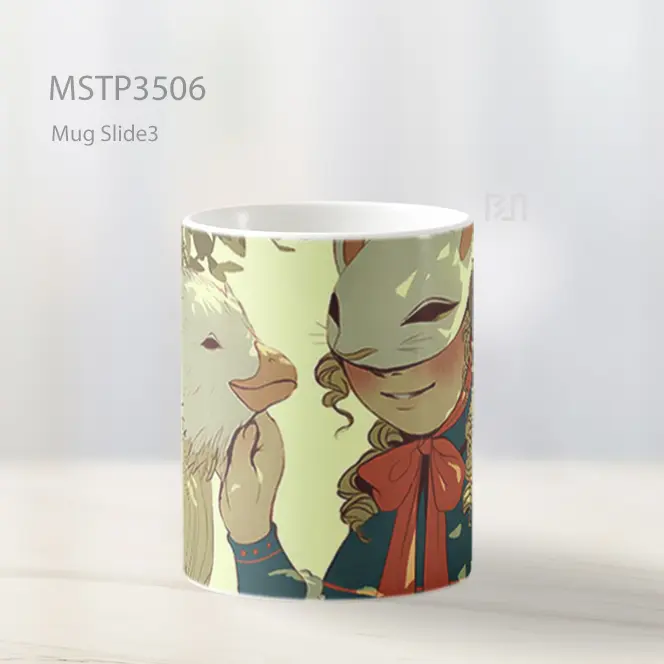 Topeng Dan Angsa Mug MSTP3506 - All-side / Desain