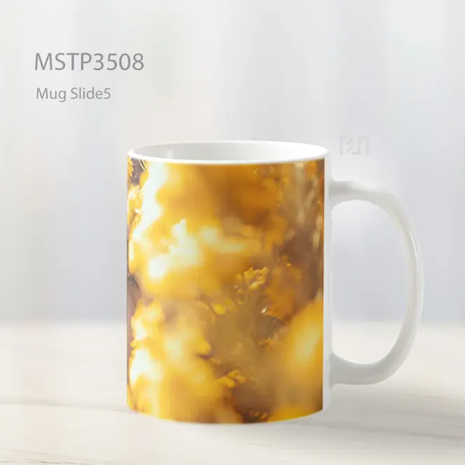 Wajah Di Ladang Bunga Mug MSTP3508 - All-side / Desain