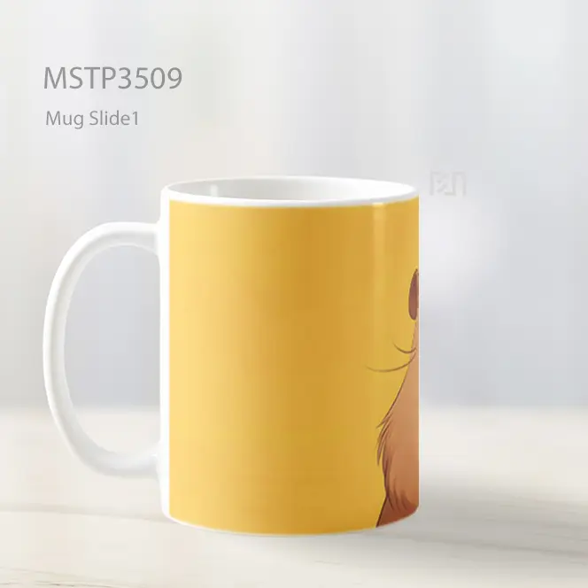 Wajah Marmut Mug MSTP3509 - All-side / Desain