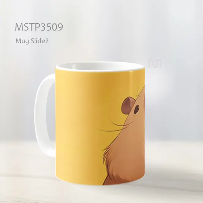 Wajah Marmut Mug MSTP3509 - All-side / Desain