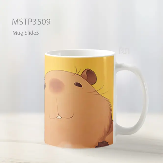 Wajah Marmut Mug MSTP3509 - All-side / Desain