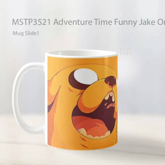 Adventure Time Funny Jake Orange Mug Gelas Keramik MSTP3521 - All-side / Desain