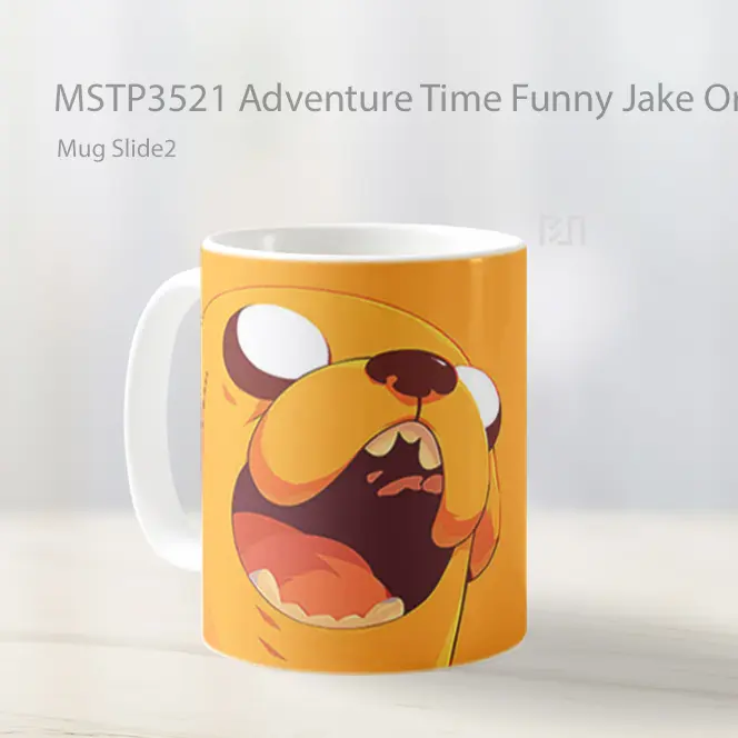 Adventure Time Funny Jake Orange Mug Gelas Keramik MSTP3521 - All-side / Desain