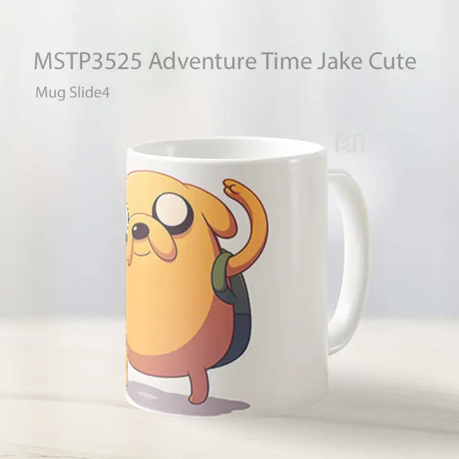 Adventure Time Jake Cute Mug Gelas Keramik MSTP3525