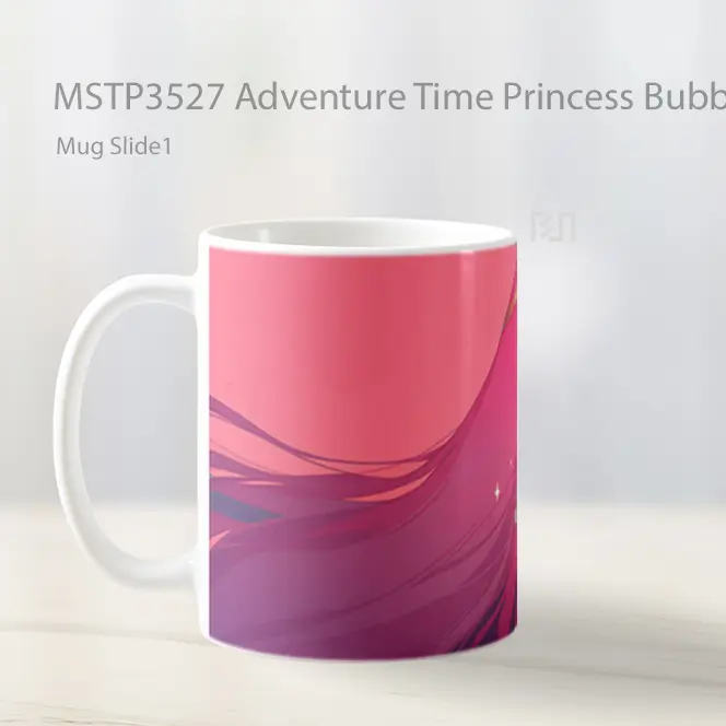 Adventure Time Princess Bubblegum 1 Mug Gelas Keramik MSTP3527 - All-side / Desain