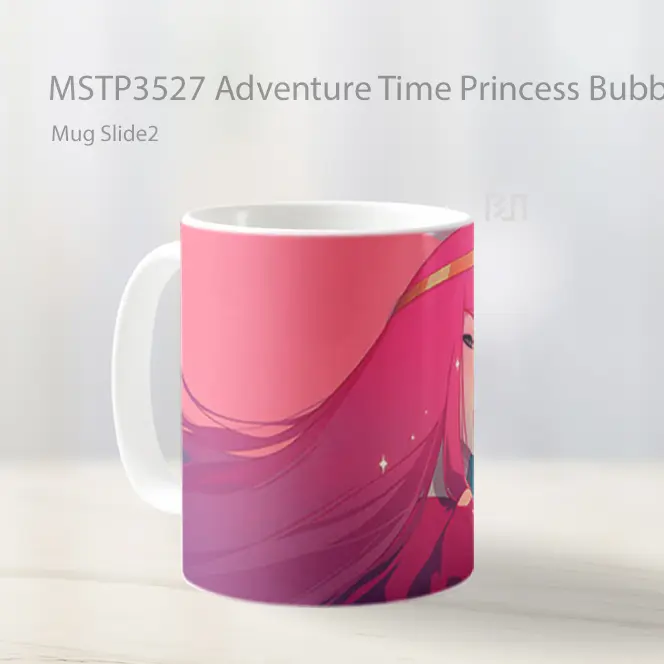 Adventure Time Princess Bubblegum 1 Mug Gelas Keramik MSTP3527 - All-side / Desain
