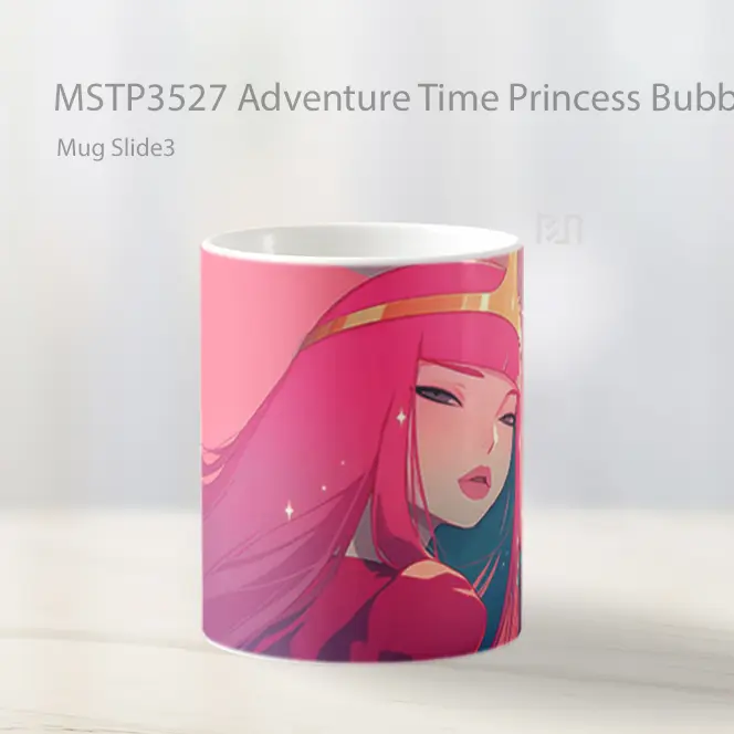 Adventure Time Princess Bubblegum 1 Mug Gelas Keramik MSTP3527 - All-side / Desain