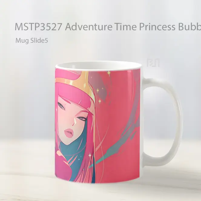 Adventure Time Princess Bubblegum 1 Mug Gelas Keramik MSTP3527 - All-side / Desain