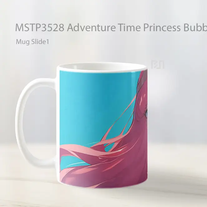 Adventure Time Princess Bubblegum Mug Gelas Keramik MSTP3528 - All-side / Desain