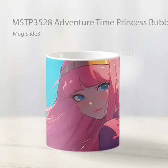 Adventure Time Princess Bubblegum Mug Gelas Keramik MSTP3528 - All-side / Desain