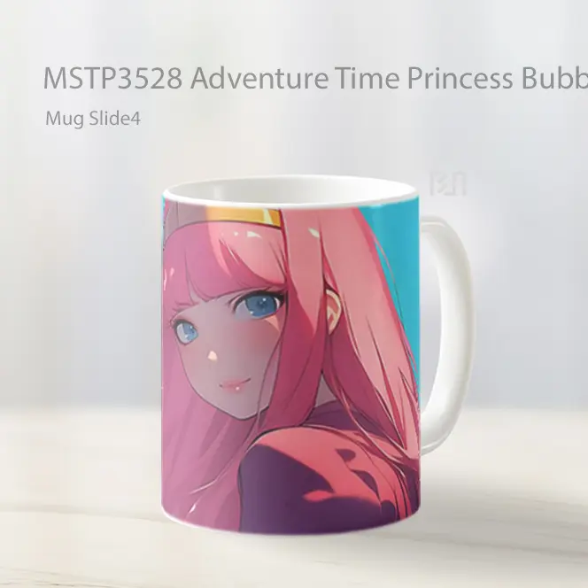 Adventure Time Princess Bubblegum Mug Gelas Keramik MSTP3528