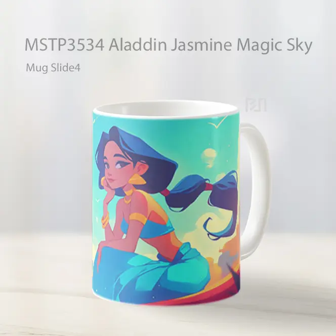 Aladdin Jasmine Magic Sky Mug Gelas Keramik MSTP3534