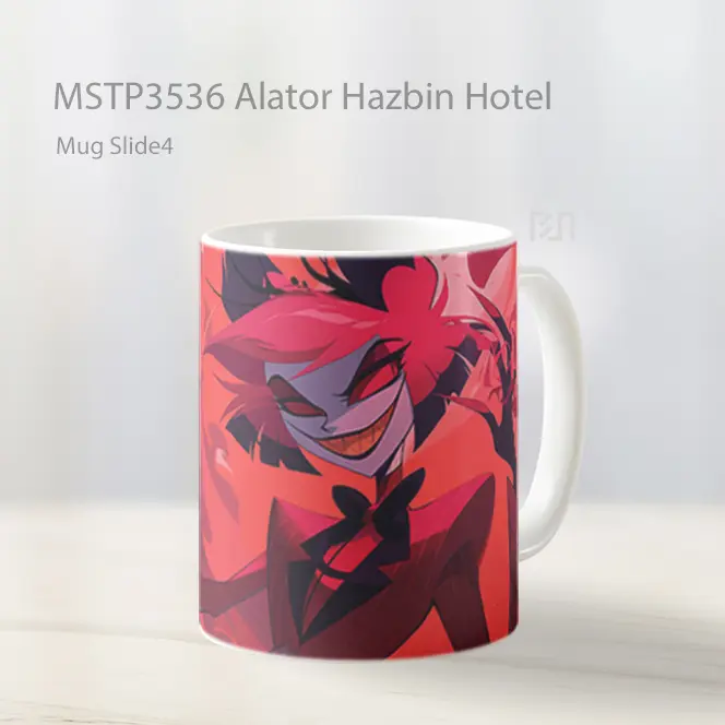 Alator Hazbin Hotel Mug Gelas Keramik MSTP3536