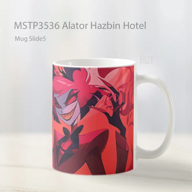 Alator Hazbin Hotel Mug Gelas Keramik MSTP3536 - All-side / Desain