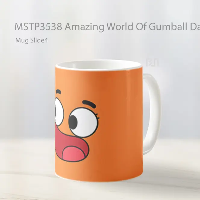Amazing World Of Gumball Darwin Face Mug Gelas Keramik MSTP3538