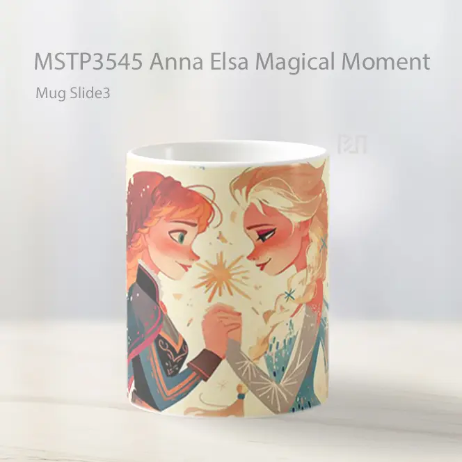 Anna Elsa Magical Moment Mug Gelas Keramik MSTP3545 - All-side / Desain