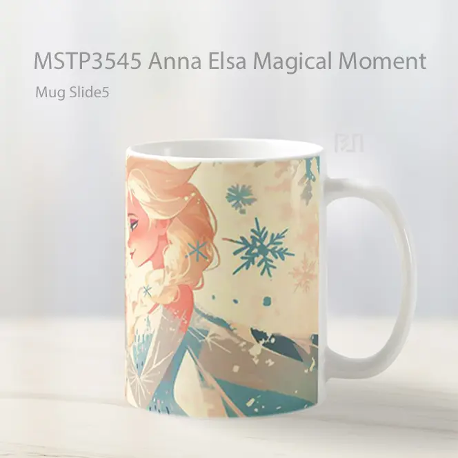 Anna Elsa Magical Moment Mug Gelas Keramik MSTP3545 - All-side / Desain