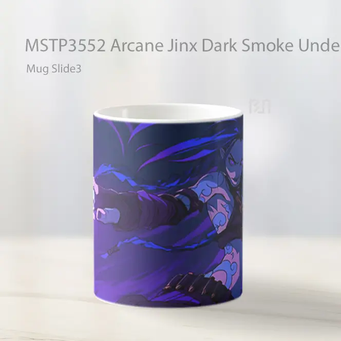 Arcane Jinx Dark Smoke Underground Mug Gelas Keramik MSTP3552 - All-side / Desain