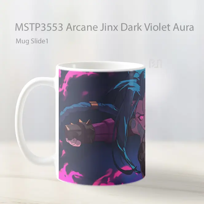Arcane Jinx Dark Violet Aura Mug Gelas Keramik MSTP3553 - All-side / Desain