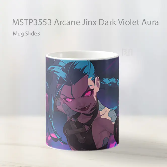 Arcane Jinx Dark Violet Aura Mug Gelas Keramik MSTP3553 - All-side / Desain