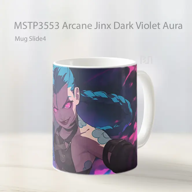 Arcane Jinx Dark Violet Aura Mug Gelas Keramik MSTP3553