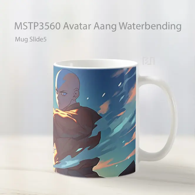 Avatar Aang Waterbending Mug Gelas Keramik MSTP3560 - All-side / Desain