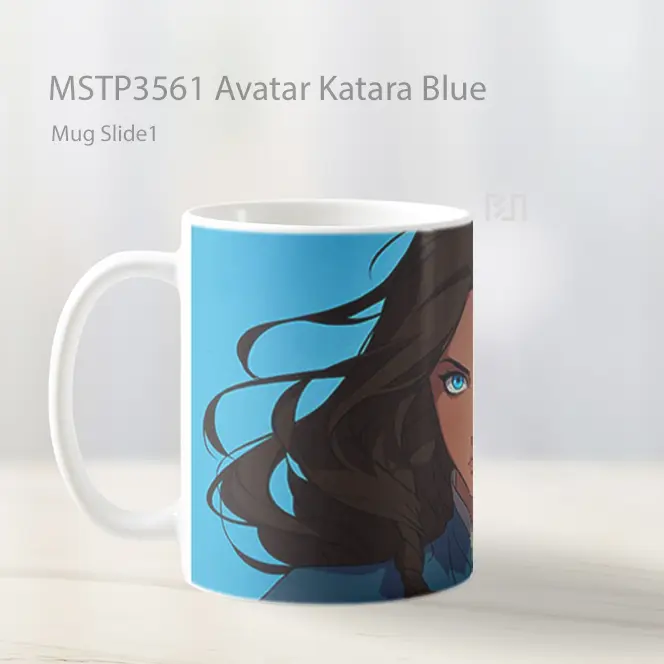 Avatar Katara Blue Mug Gelas Keramik MSTP3561 - All-side / Desain