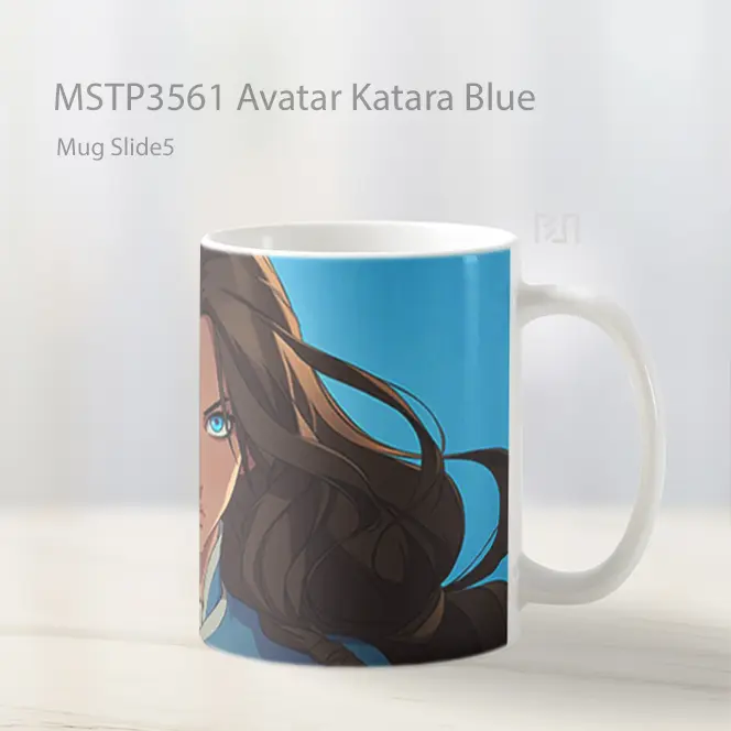 Avatar Katara Blue Mug Gelas Keramik MSTP3561 - All-side / Desain