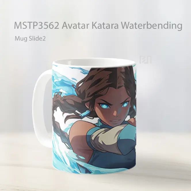 Avatar Katara Waterbending Mug Gelas Keramik MSTP3562 - All-side / Desain