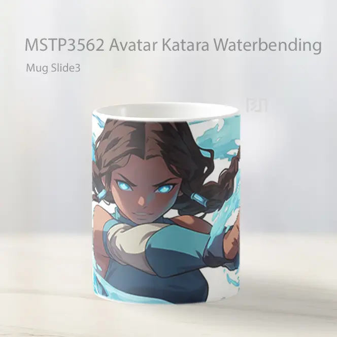 Avatar Katara Waterbending Mug Gelas Keramik MSTP3562 - All-side / Desain