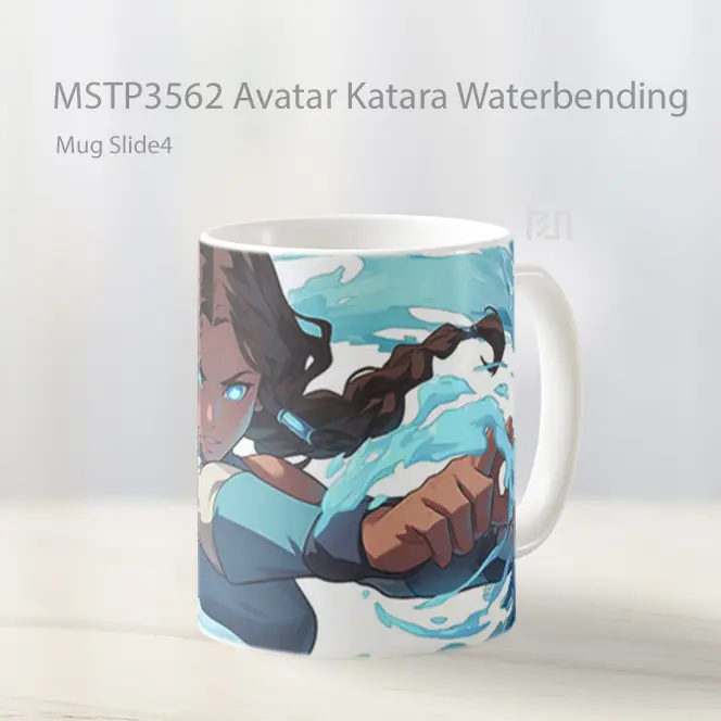 Avatar Katara Waterbending Mug Gelas Keramik MSTP3562