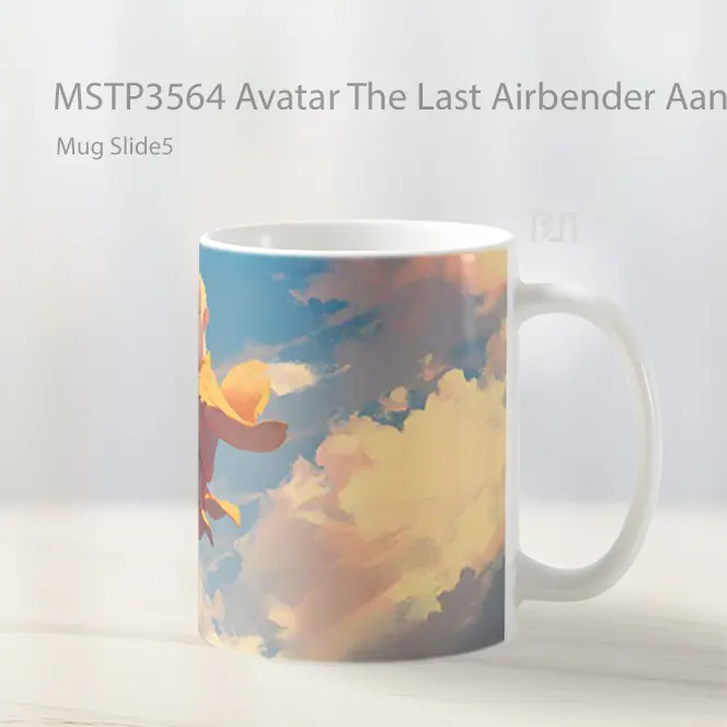 Avatar The Last Airbender Aang Cloud Travel Mug Gelas Keramik MSTP3564 - All-side / Desain