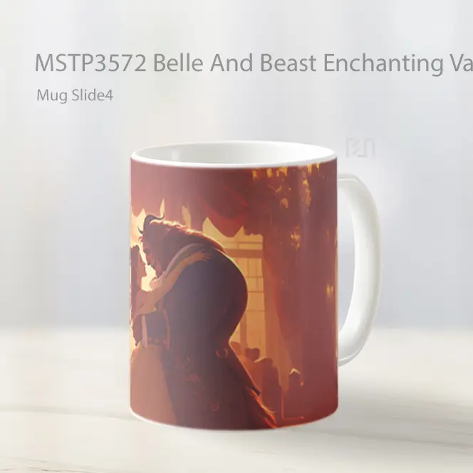Belle And Beast Enchanting Valentines Mug Gelas Keramik MSTP3572