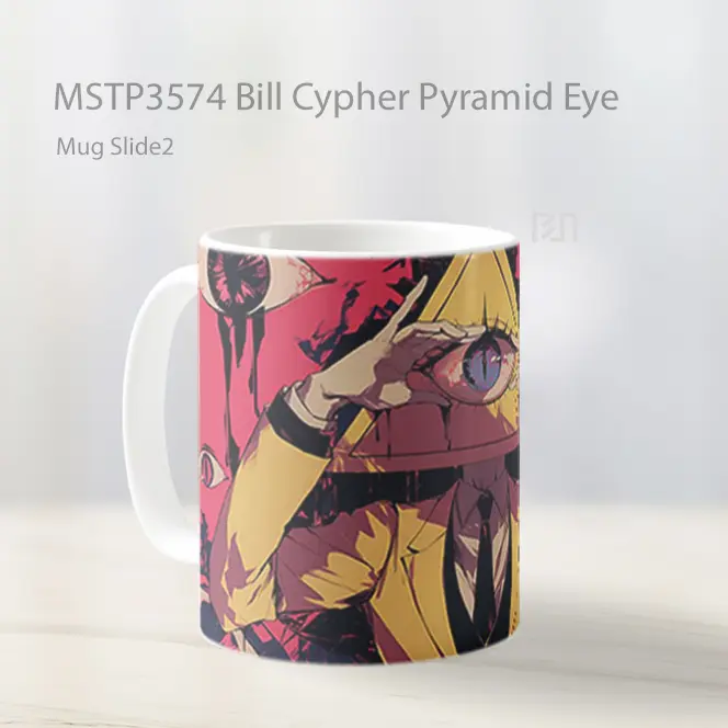 Bill Cypher Pyramid Eye Mug Gelas Keramik MSTP3574 - All-side / Desain
