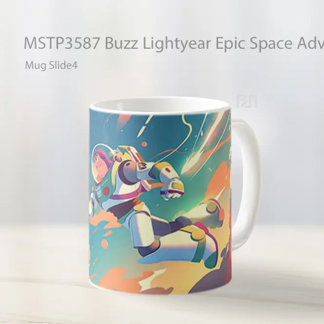 Buzz Lightyear Epic Space Adventure Mug Gelas Keramik MSTP3587